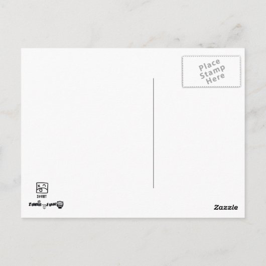 Postkarte für Stalinpfeife (Rückseite)