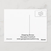 Postkarte für Steppsteine (Rückseite)