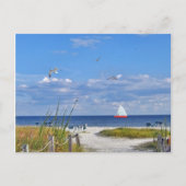 Postkarte für Strand und Ozean (Vorderseite)