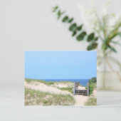 Postkarte für Strandtreppen (Stehend Vorderseite)