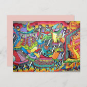 Postkarte für Street Art (Vorne/Hinten)