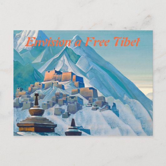 Postkarte für Tibet (Vorderseite)