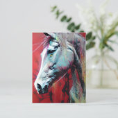 Postkarte für Tintenpferde (Stehend Vorderseite)