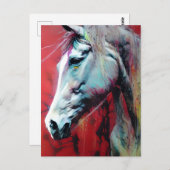 Postkarte für Tintenpferde (Vorne/Hinten)