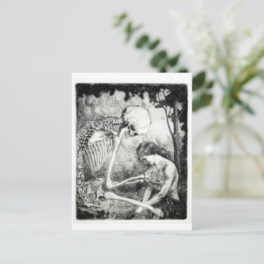 Postkarte für Todesfälle (Stehend Vorderseite)