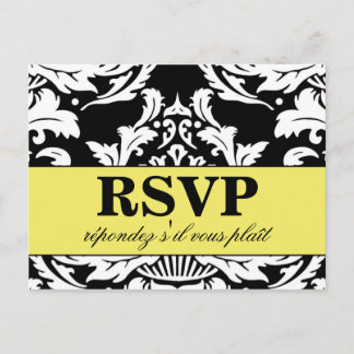 Postkarte für traditionellen Damast