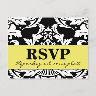 Postkarte für traditionellen Damast