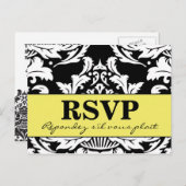 Postkarte für traditionellen Damast (Vorne/Hinten)