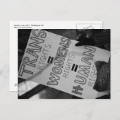 Postkarte für Transitrechte (Vorne/Hinten)