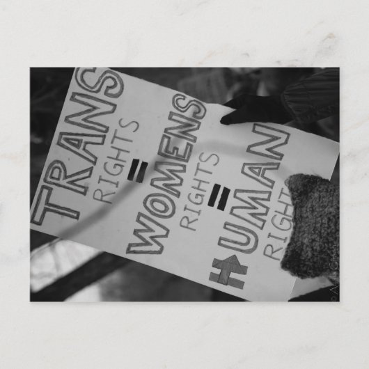 Postkarte für Transitrechte (Vorderseite)