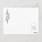 Postkarte für tropische Vögel (Rückseite)