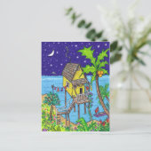 Postkarte für tropischen Urlaub (Stehend Vorderseite)