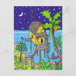 Postkarte für tropischen Urlaub