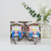 Postkarte für Tuk-Tuks aus Bangkok (Stehend Vorderseite)