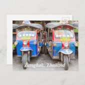 Postkarte für Tuk-Tuks aus Bangkok (Vorne/Hinten)