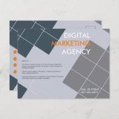 POSTKARTE FÜR UNTERNEHMEN (Vorne/Hinten)