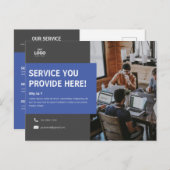 Postkarte für Unternehmen (Vorne/Hinten)