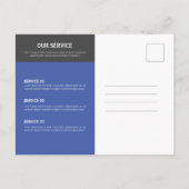 Postkarte für Unternehmen (Rückseite)