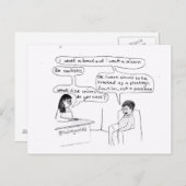 Postkarte für Unternehmenskommunikation (Vorne/Hinten)