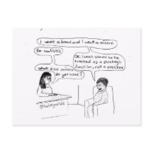 Postkarte für Unternehmenskommunikation