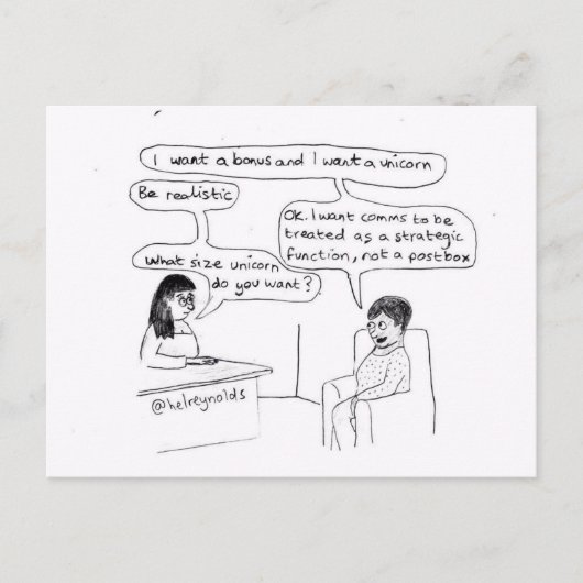 Postkarte für Unternehmenskommunikation (Vorderseite)