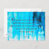 Postkarte für Ups und Downs (Vorne/Hinten)