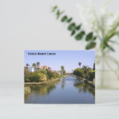 Postkarte für Venice Beach Canals (Stehend Vorderseite)
