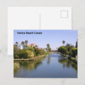 Postkarte für Venice Beach Canals (Vorne/Hinten)