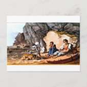 Postkarte für versendete Seeleute und Tod (Vorderseite)