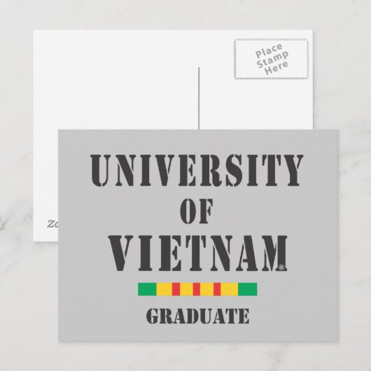 Postkarte für Vietnam (Vorne/Hinten)