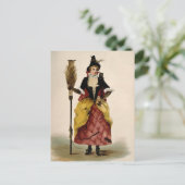 Postkarte für viktorianische Hexenbilder (Stehend Vorderseite)