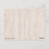 Postkarte für Vintage Blume Poppe (Rückseite)