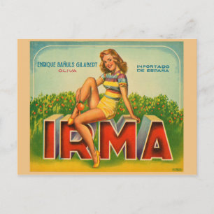 Postkarte für Vintage Produkte