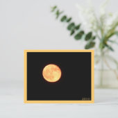 Postkarte für Vollernte Moon (Stehend Vorderseite)