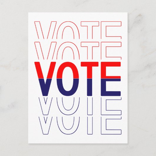 Postkarte für Wähler, Klasse Wähler Postkarte (Vorderseite)