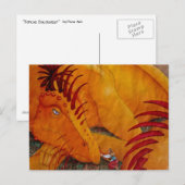Postkarte für Waldbegegnung (Vorne/Hinten)