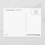 Postkarte für Waldbegegnung (Rückseite)