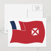 Postkarte für Wallis und Futuna (Vorne/Hinten)
