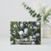 Postkarte für Weihnachten (Stehend Vorderseite)