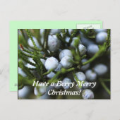 Postkarte für Weihnachten (Vorne/Hinten)