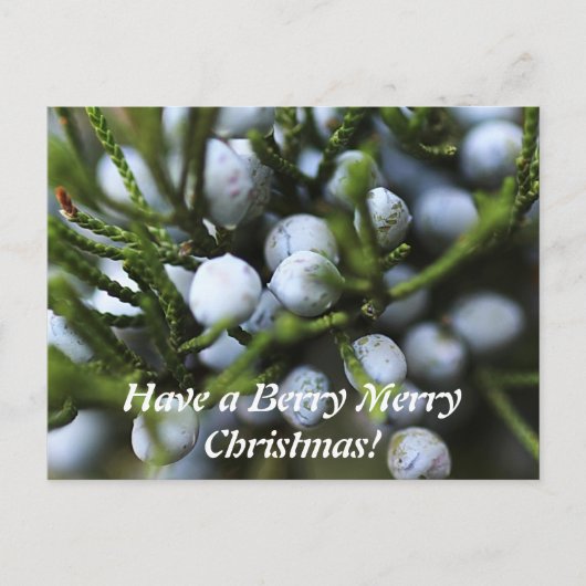 Postkarte für Weihnachten (Vorderseite)