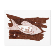 Postkarte für Weltraumfreunde