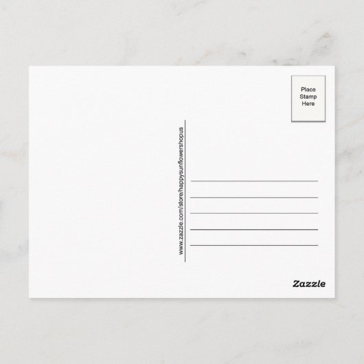 Postkarte für wild lebende Vogelarten (Rückseite)