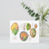 Postkarte für Zeitlaufwerke gelassen (Stehend Vorderseite)