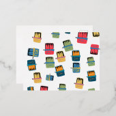 Postkarte für Zinnfische (Vorderseite/Rückseite)