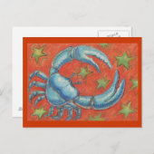 Postkarte für Zodiakarzinom (Vorne/Hinten)