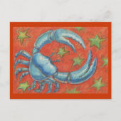 Postkarte für Zodiakarzinom (Vorderseite)