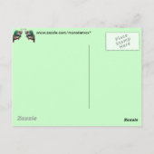 Postkarte für zwei Drachen (Rückseite)