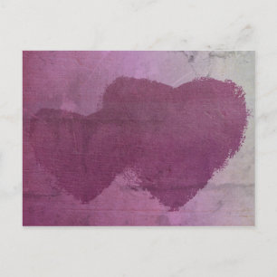 Postkarte für zwei Herzen