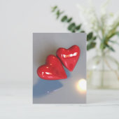 Postkarte für zwei Herzen (Stehend Vorderseite)